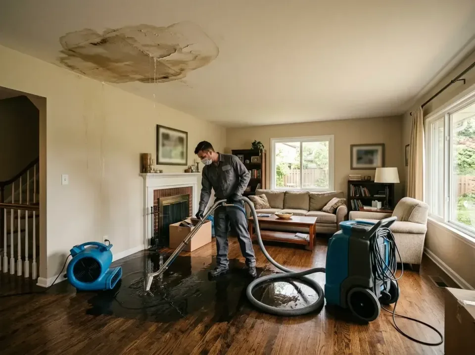 attic-pipe-burst-ceiling-drip-008 — frequently asked questions, Water Damage Restoration & Carpet Care in Auburn, IL